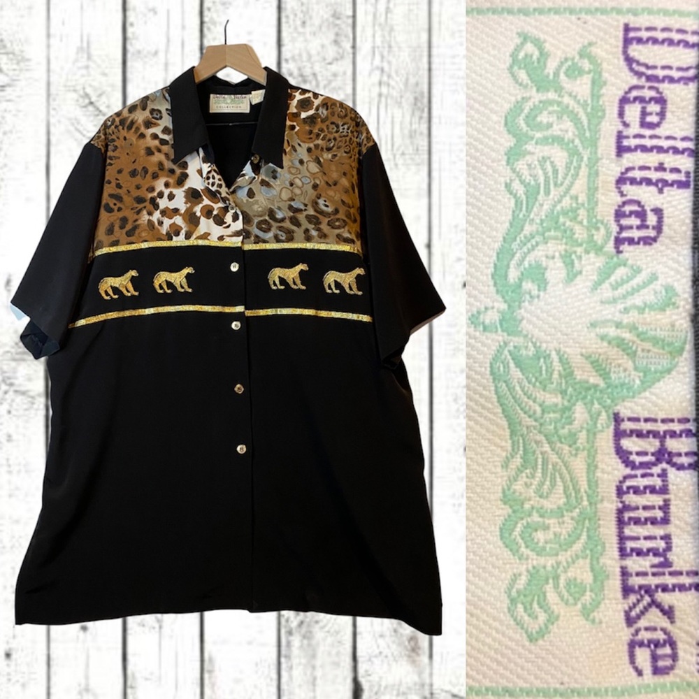 Delta Burke Women’s Size 2X Blouse Shirt VINTAGE